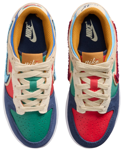 Nike Dunk Low 童款 - Blue/Red - Image 6