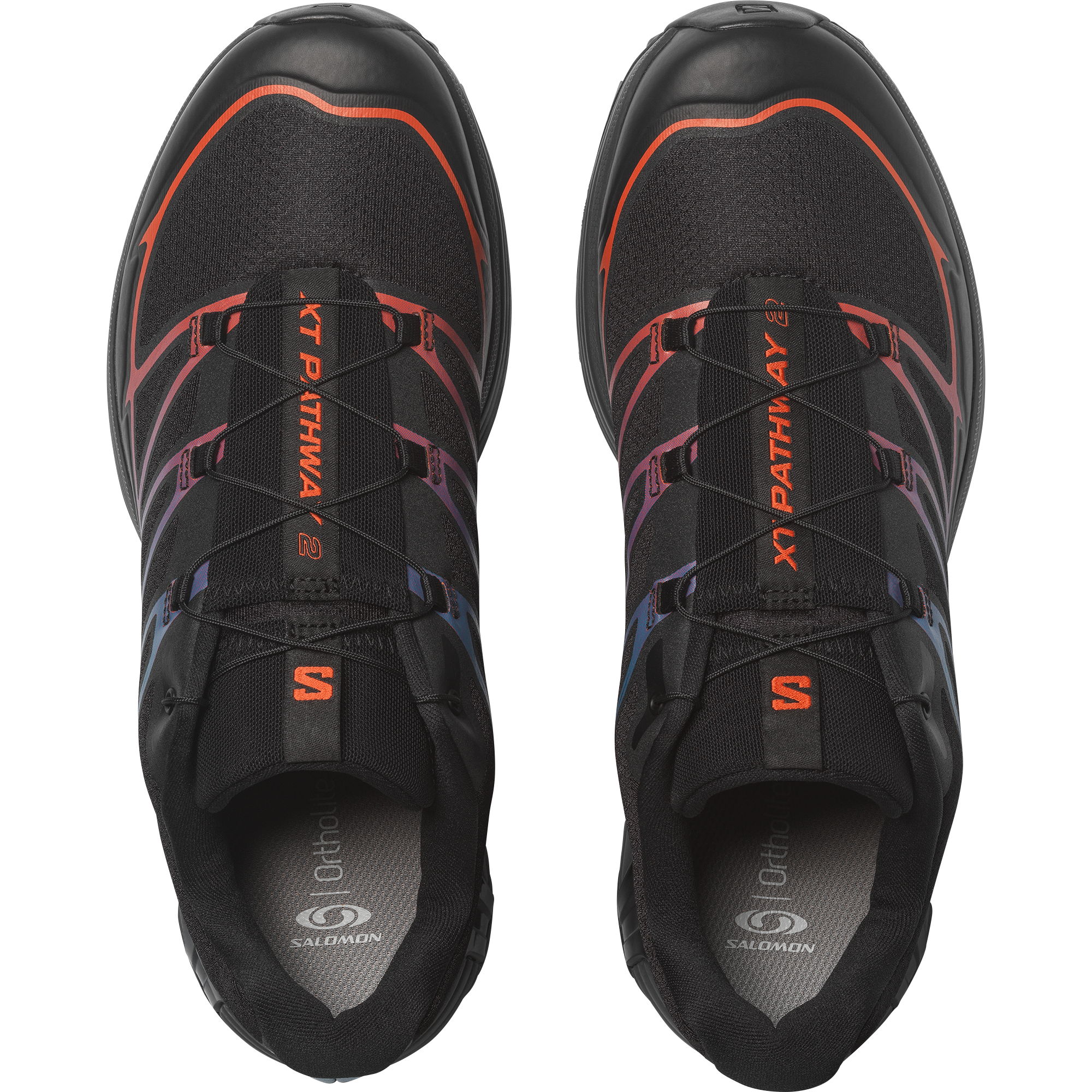 Salomon XT-PATHWAY 2 - Black / Strong Blue / Chili - View 2