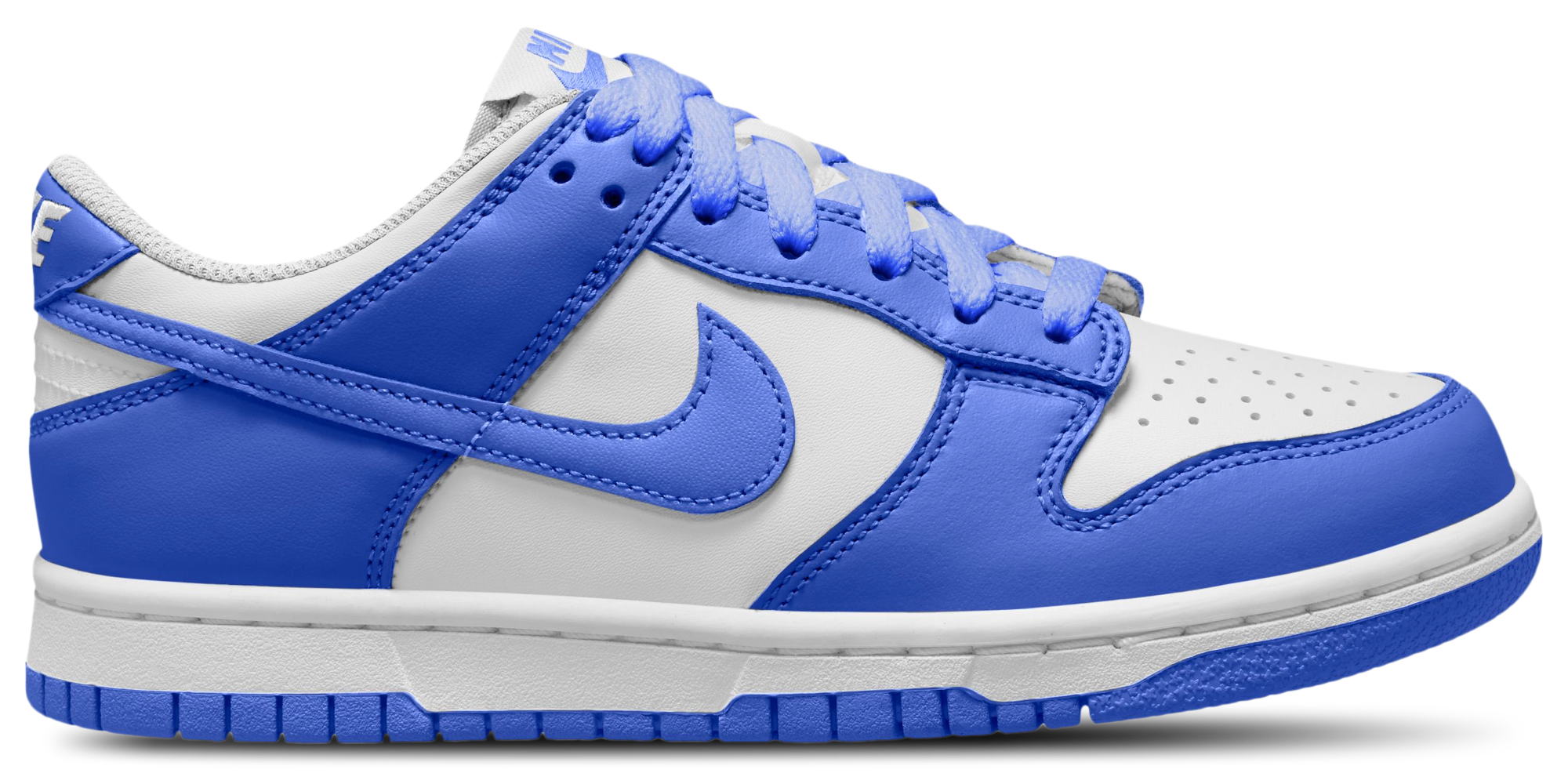 Nike Dunk Low 童款 - Hyper Blue/White - Image 1