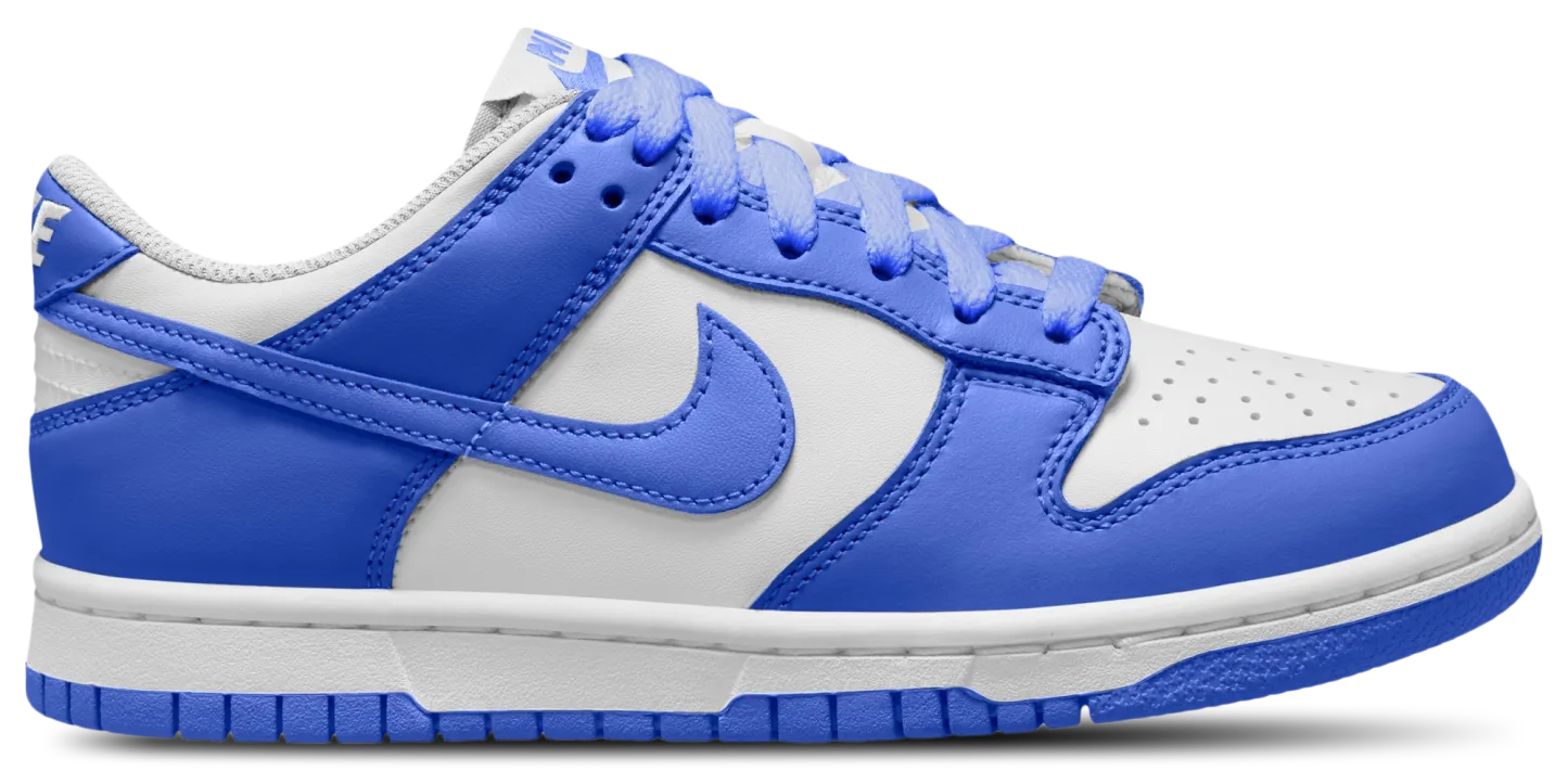 Nike Dunk Low 童款 - Hyper Blue/White - Image 1