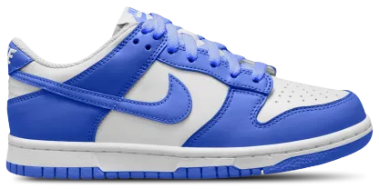 Nike Dunk Low 童款 - Hyper Blue/White - Image 1