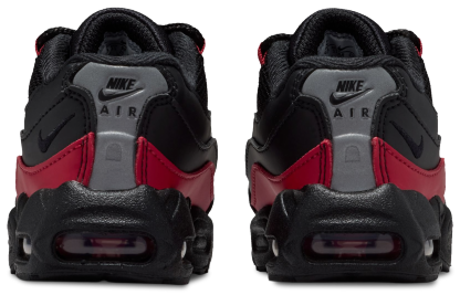 Nike Air Max 95 Recraft 童款 - Team Crimson/Wolf Grey/Black - Image 3