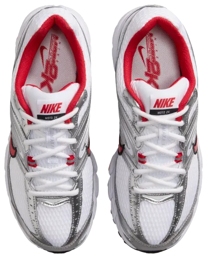 Nike Air Max Moto 2K - White/Univ Red/Mtlc Silver - Image 4
