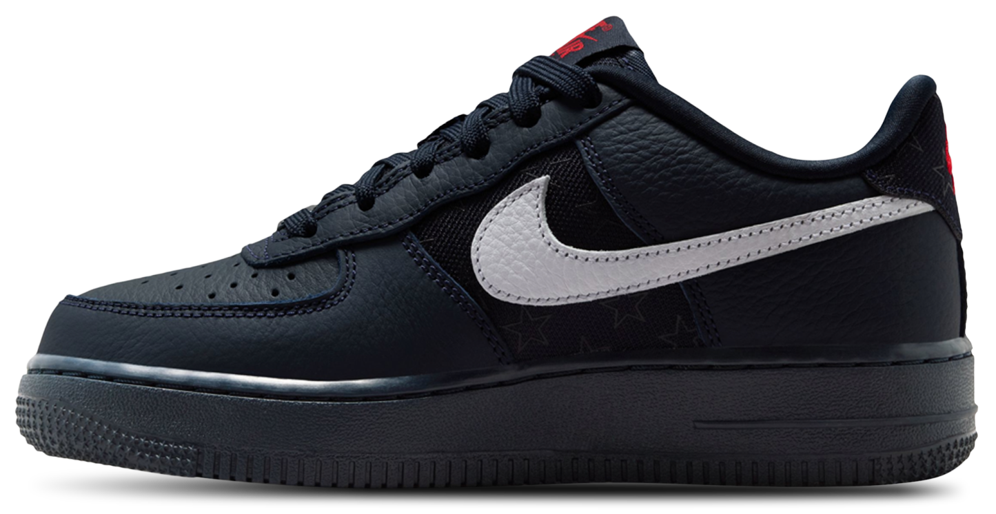 Nike Air Force 1 WC2 童款 - Dark Obsidian/White/Black - Image 2