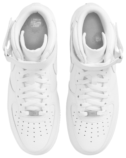 Nike Air Force 1 Mid '07 LE - White/White - Image 4