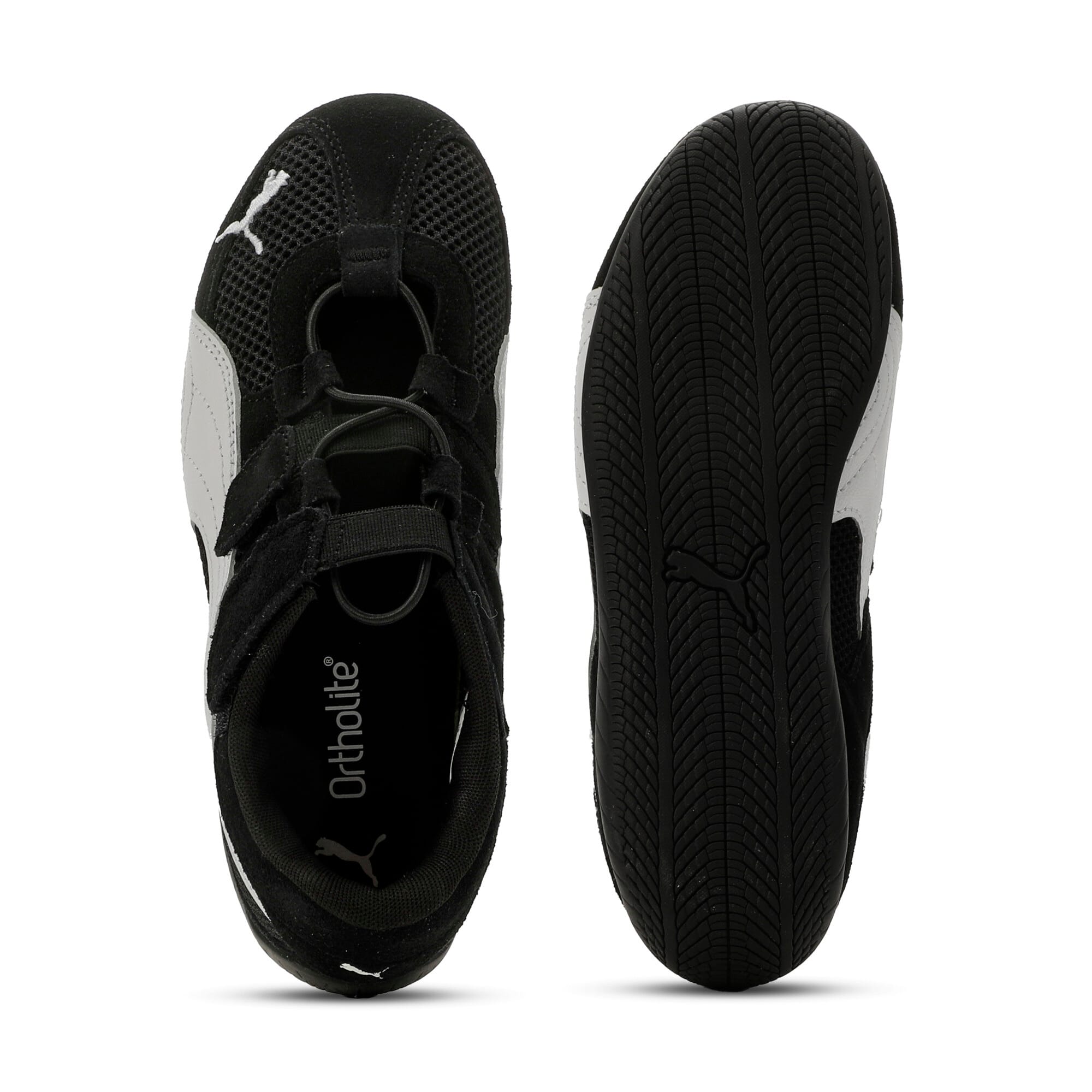 Speedcat Go Big Kids' Easy On Sneakers - PUMA Black-PUMA White - 4
