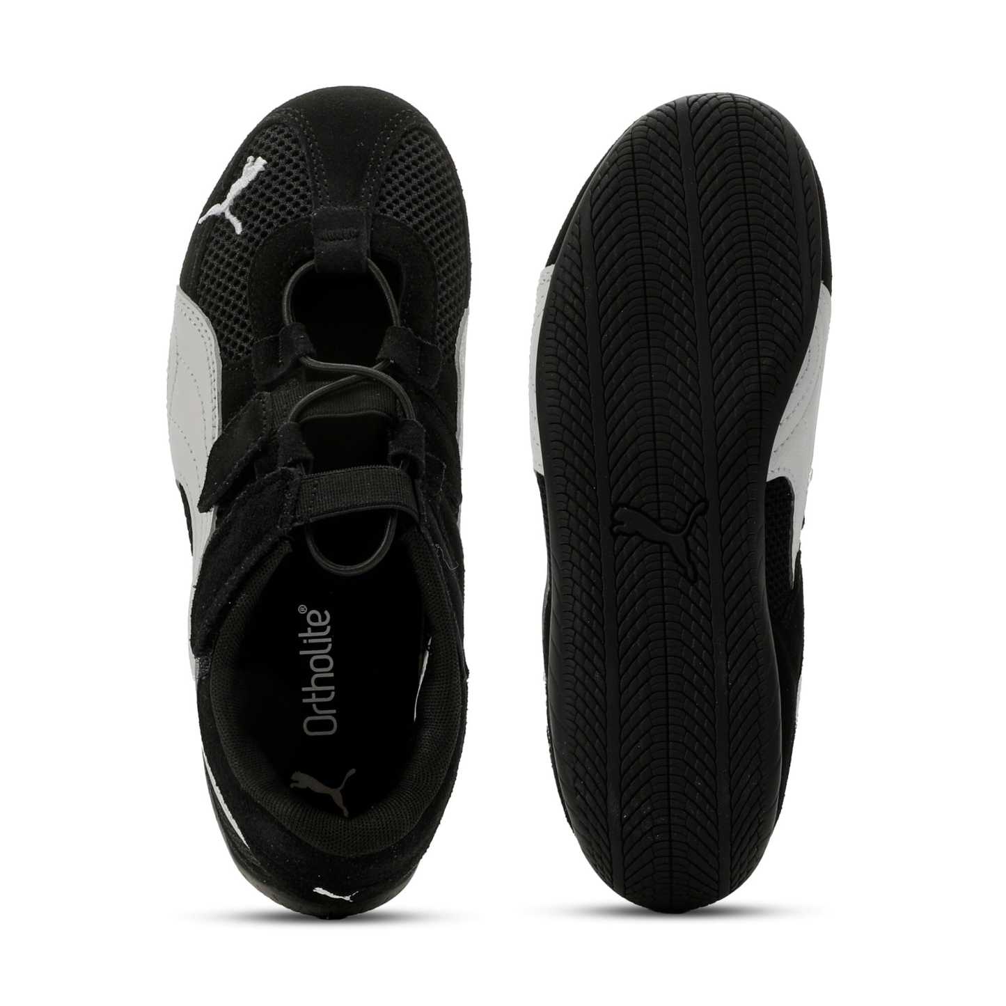 Speedcat Go Big Kids' Easy On Sneakers - PUMA Black-PUMA White - 4
