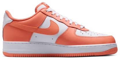 Nike Air Force 1 Low '07 - White/White/Orange Frost - Image 1