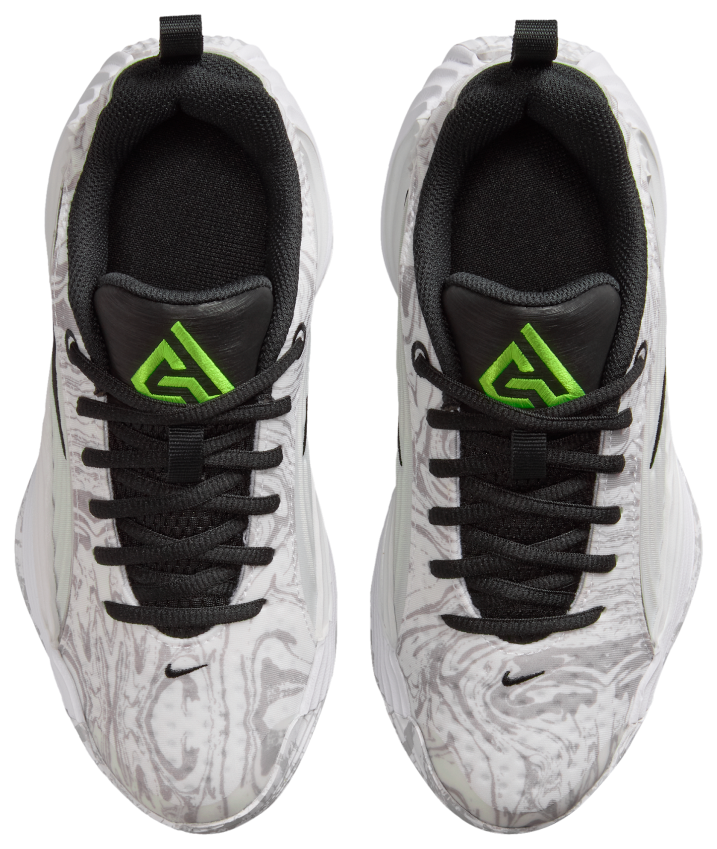Nike Giannis Immortality 5 童款 - White/Metallic Silver/Off White - Image 4