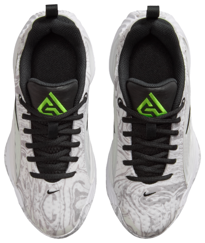 Nike Giannis Immortality 5 童款 - White/Metallic Silver/Off White - Image 4
