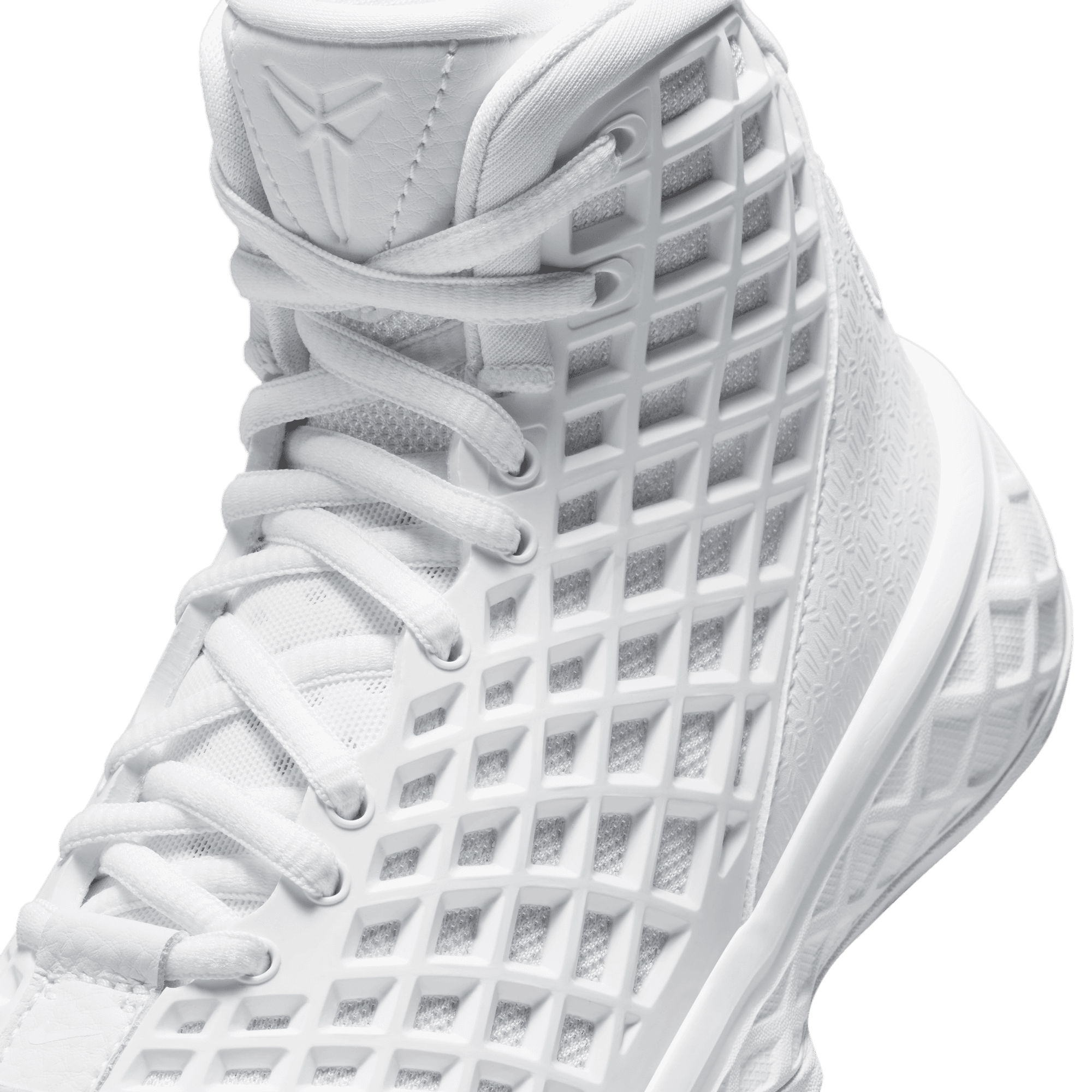 Nike Kobe 3 High Halo 童款 - White/White/White - Image 7