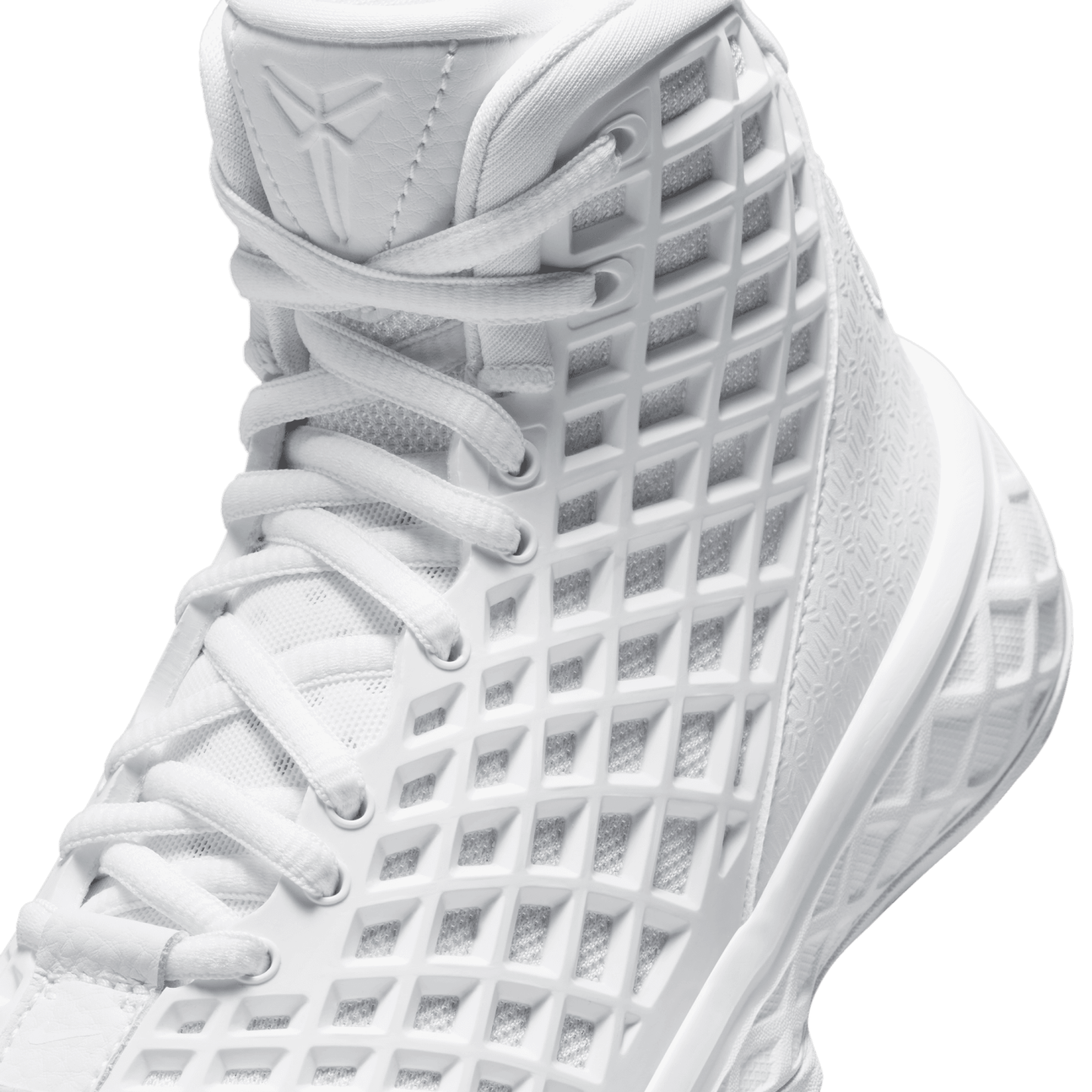 Nike Kobe 3 High Halo 童款 - White/White/White - Image 7