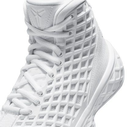 Nike Kobe 3 High Halo 童款 - White/White/White - Image 7