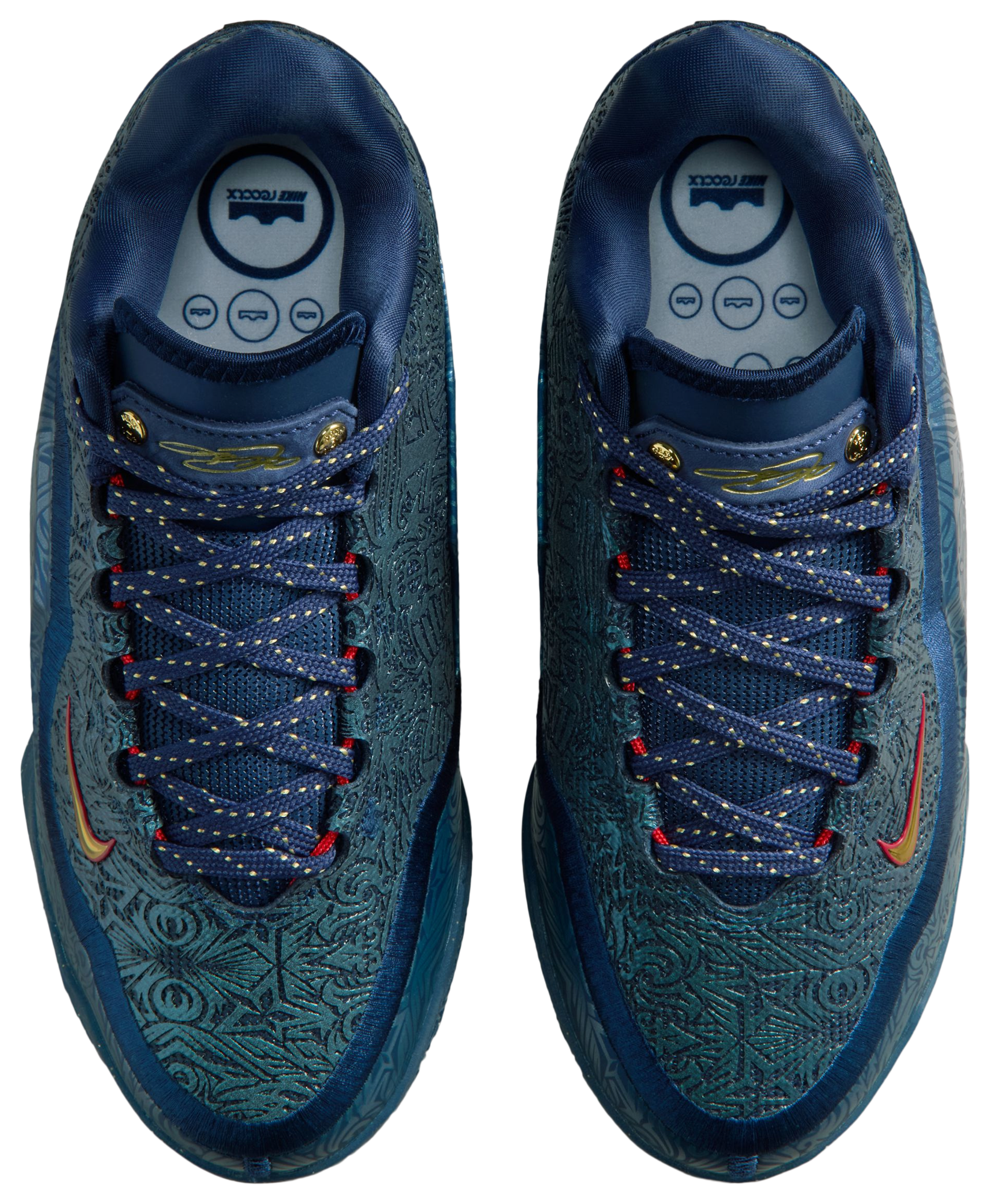 Nike LeBron XXIII 童款 - Midnight Navy/Metallic Gold/University Red - Image 4
