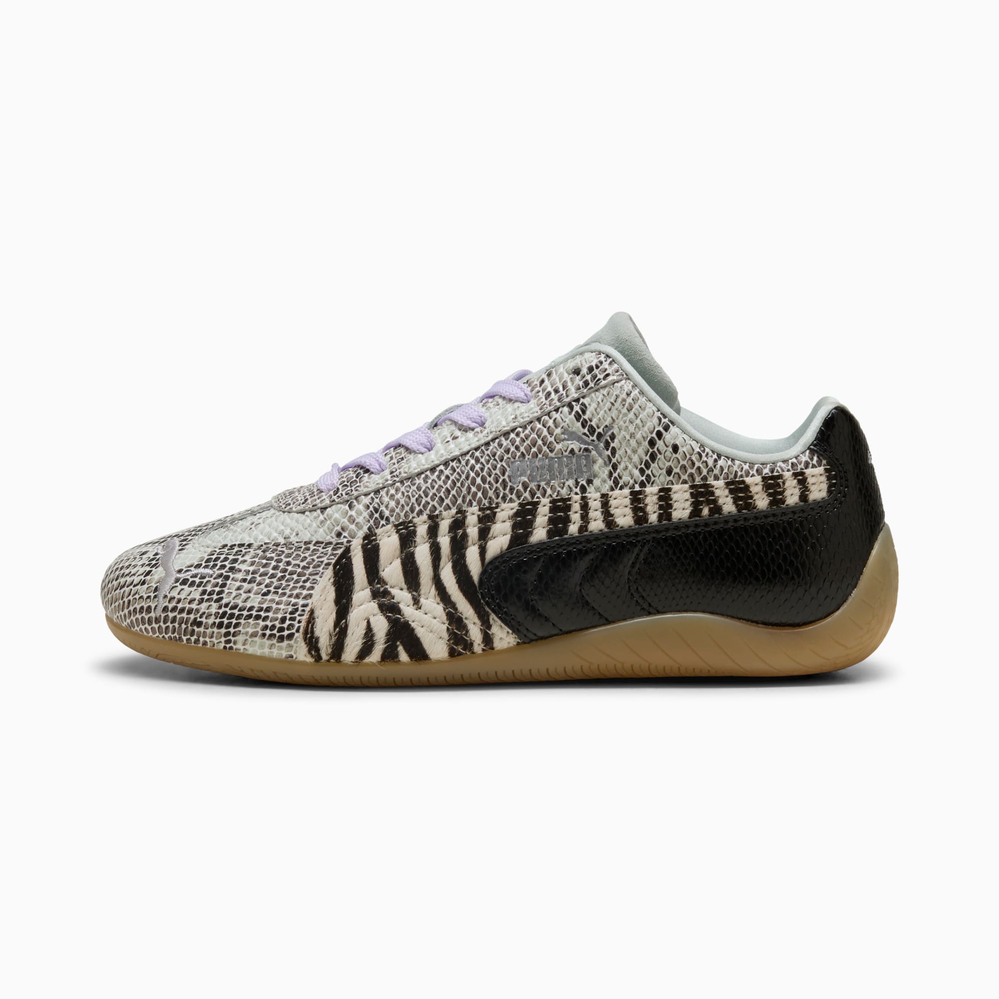 Speedcat Mixed Feel Women's Sneakers - PUMA Black-Cashew Brown-Light Lavender - 1