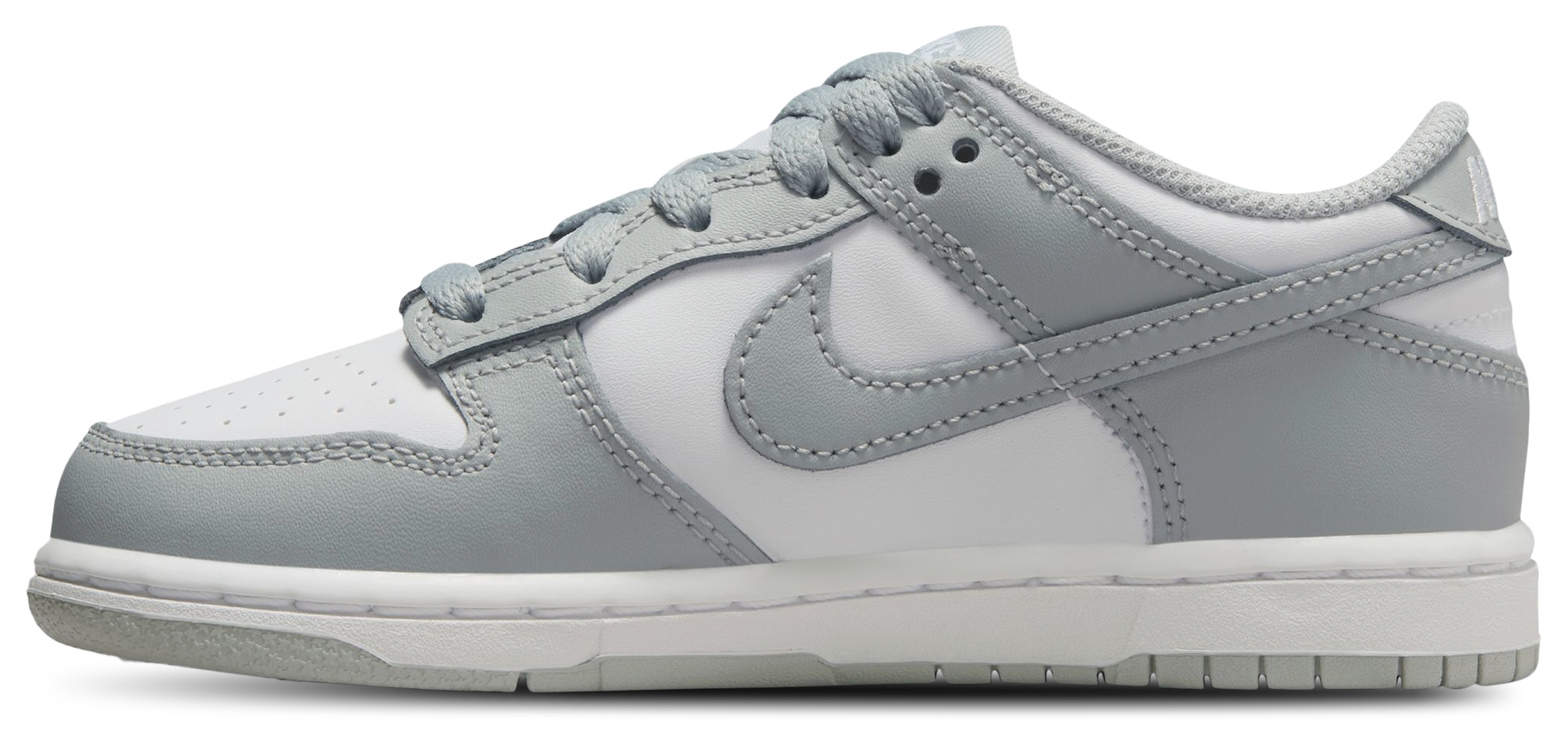 Nike Dunk Low 童款 - Light Smoke Grey/White/White - Image 2