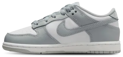 Nike Dunk Low 童款 - Light Smoke Grey/White/White - Image 2