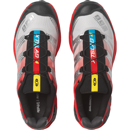 Salomon XT-4 OG - Ftw Silver / Black / Fiery Red - View 4