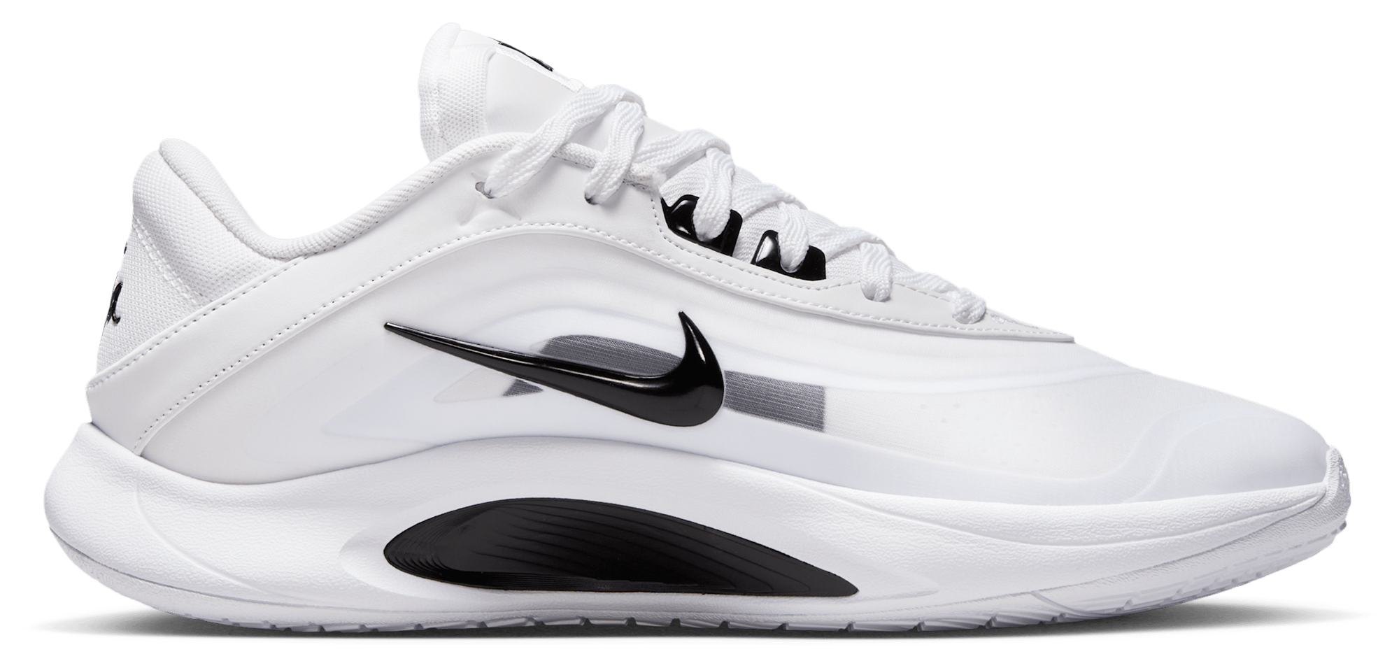 Nike A'ONE - Black/White/White - Image 1