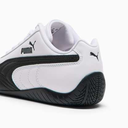 Speedcat Leather Big Kids' Sneakers - PUMA White-PUMA Black - 5