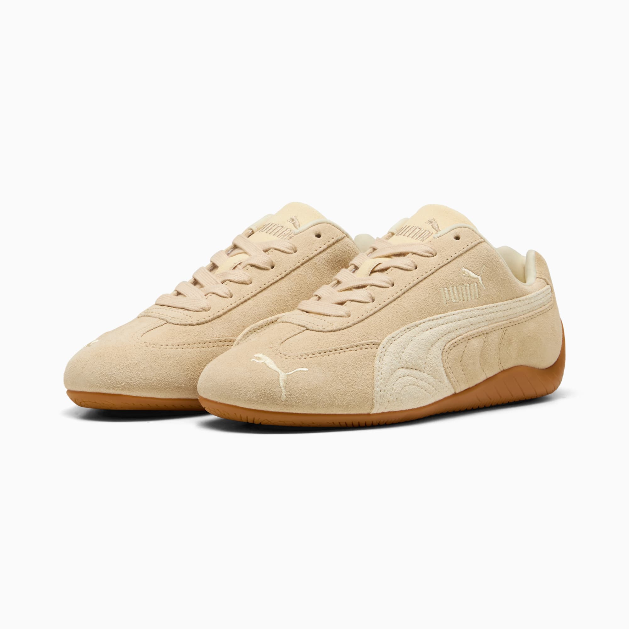 Speedcat Elevated Women's Sneakers - Cashew Brown-Gum - 2