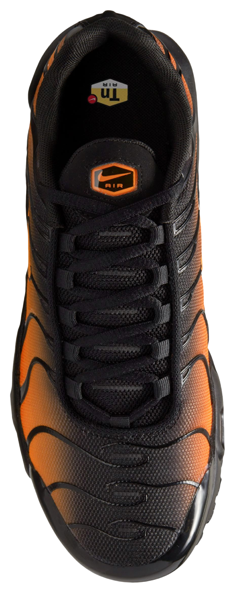 Nike Air Max Plus 童款 - Black/Total - Image 3