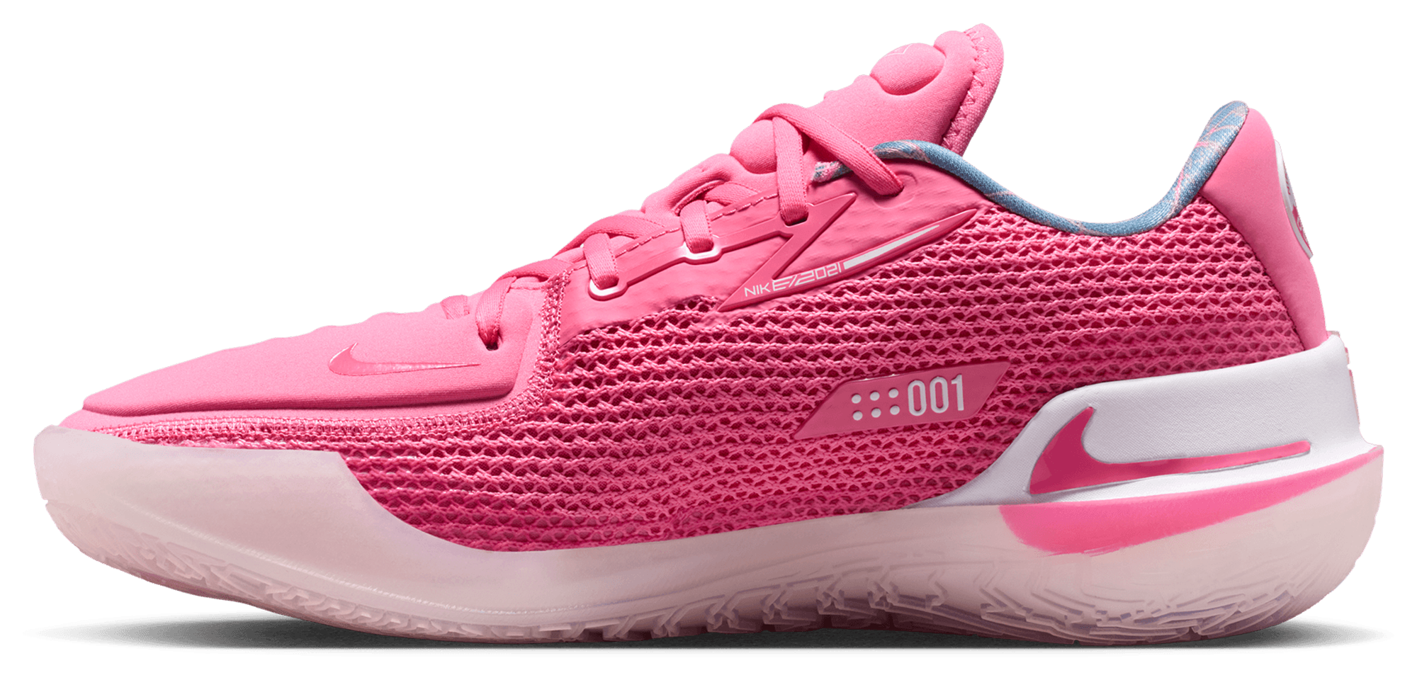 Nike Air Zoom G.T. Cut 1 - White/Hyper Pink/Pinksicle - Image 2