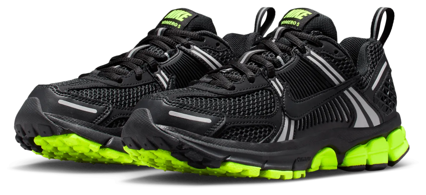Nike Vomero 5 童款 - Volt/Black/Black - Image 6
