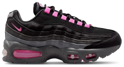 Nike Air Max 95 童款 - Black/Playful Pink/Cool Gray - Image 1