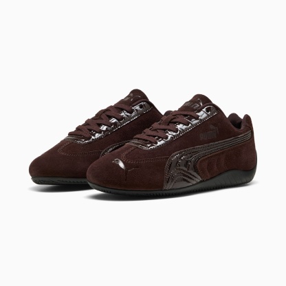 Speedcat Croco Texture Women's Sneakers - Chocolate Fondue-PUMA Black - 4