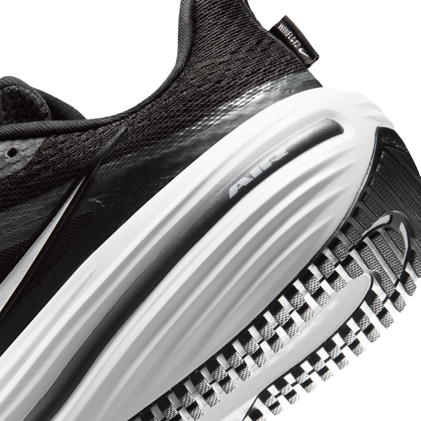 Nike Air Winflo 12 Wide - White/Black/Dark Smoke Grey - Image 7