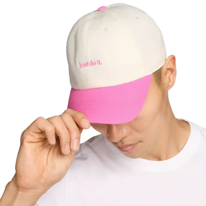 Nike JDI Club Cap - Sail/Playful Pink - Image 4