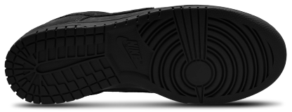 Nike Dunk Low Retro Se Nubuck - Black/Black/Black - Image 4