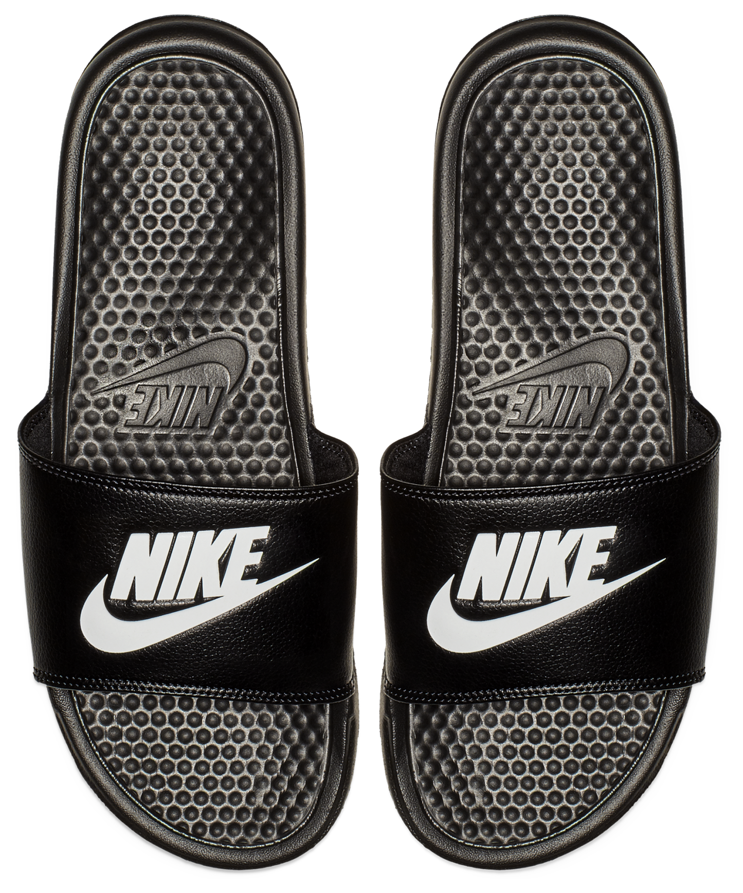 Nike Benassi JDI Slides - Black/White - Image 3