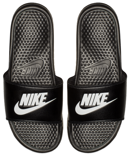 Nike Benassi JDI Slides - Black/White - Image 3