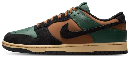 Nike Dunk Low Retro - Black/Fir/Light British Tan - Image 2