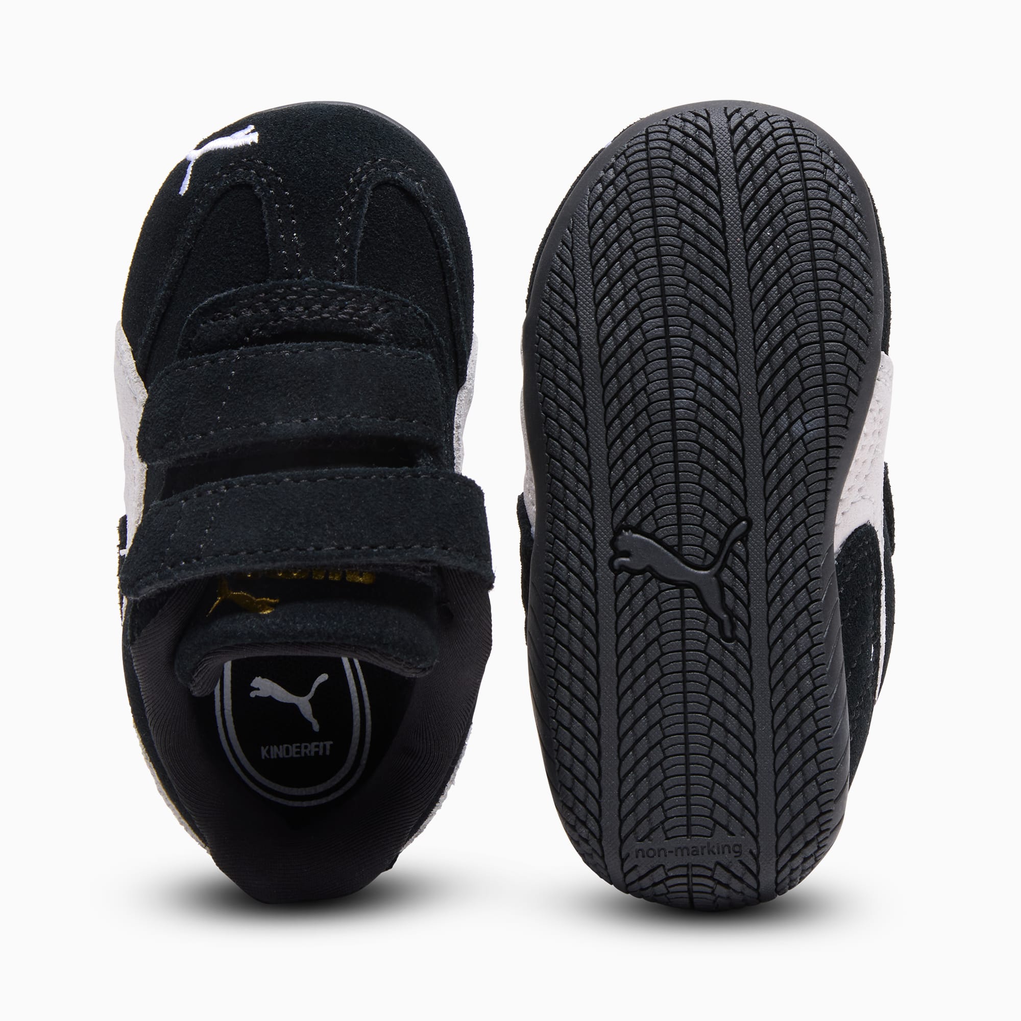 Speedcat OG Toddlers' Easy On Sneakers - PUMA Black-PUMA White - 4