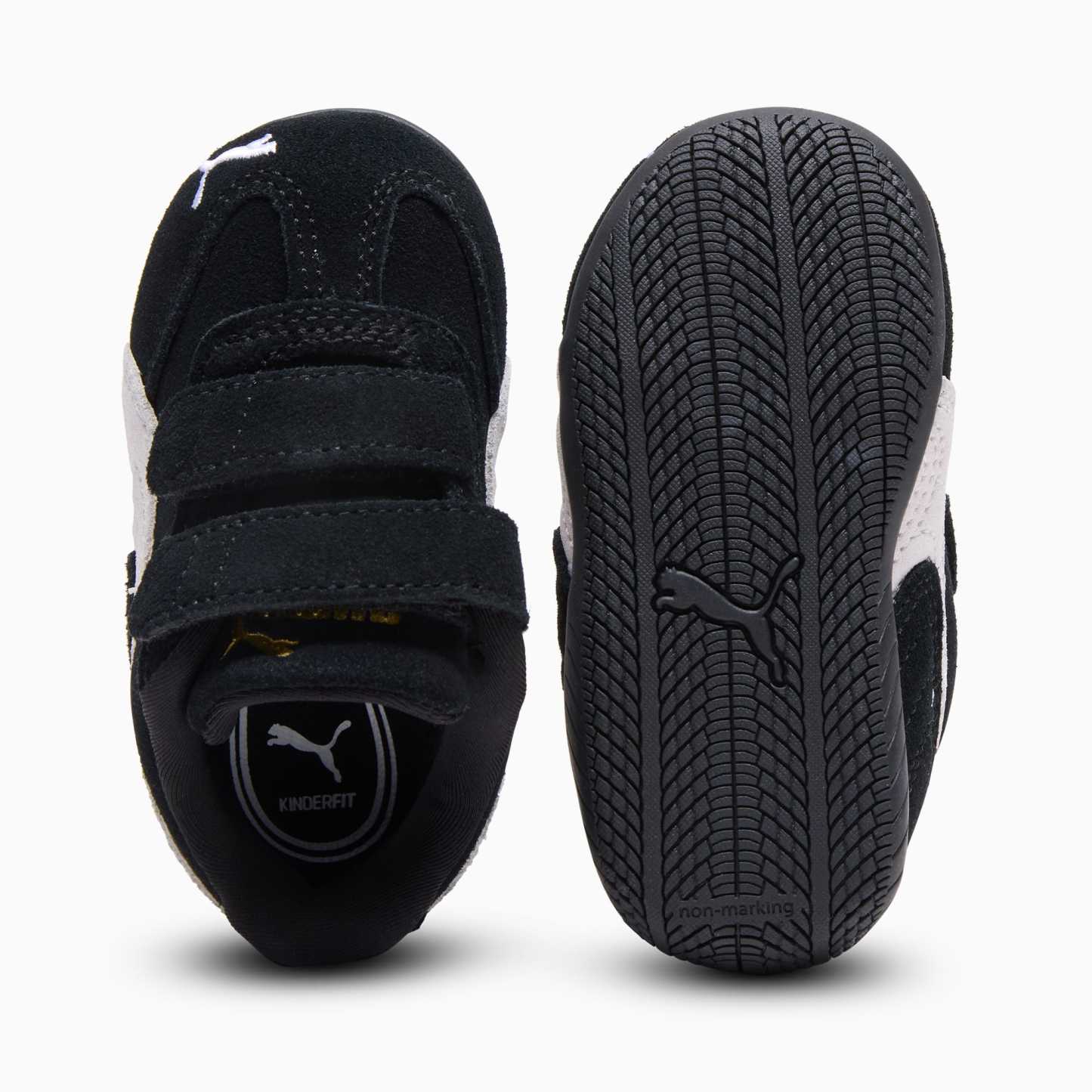 Speedcat OG Toddlers' Easy On Sneakers - PUMA Black-PUMA White - 4