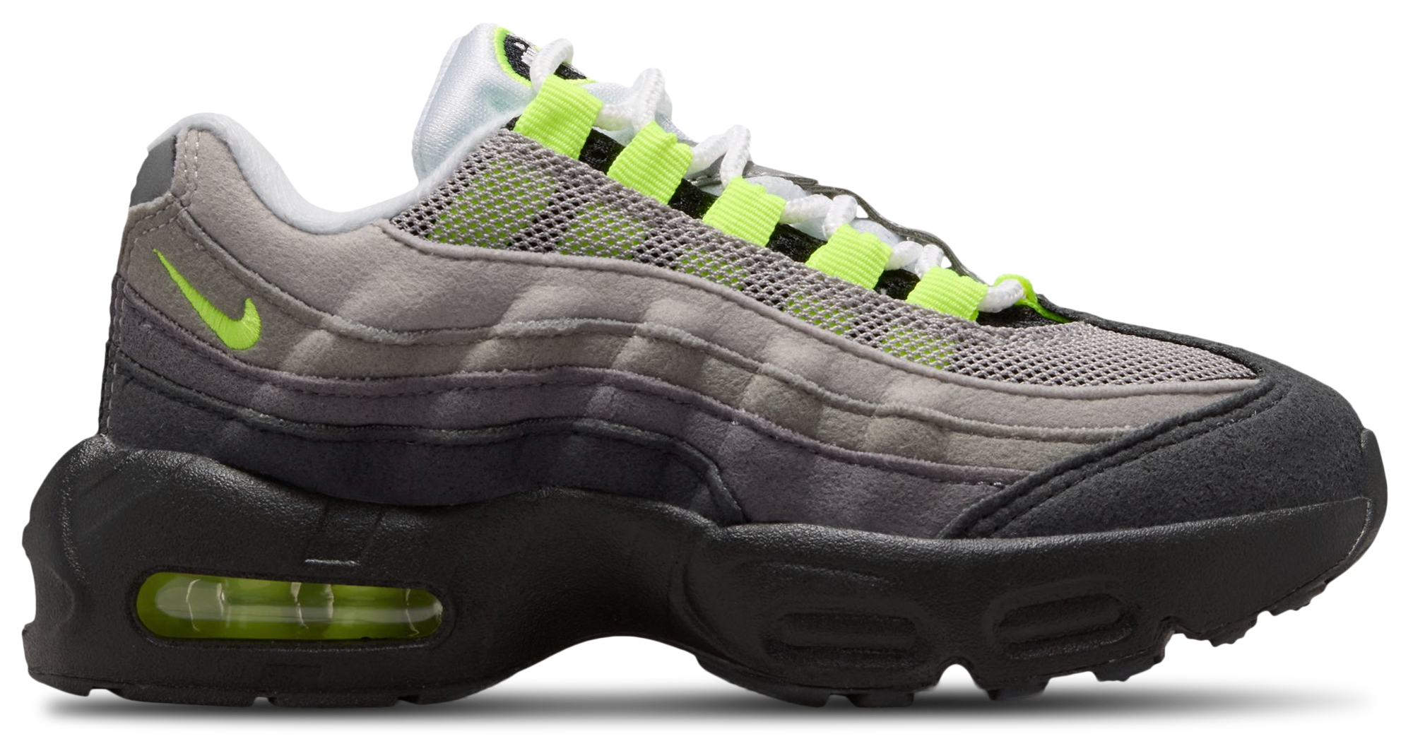 Nike Air Max 95 童款 - Black/Neon Yellow/Anthracite - Image 1