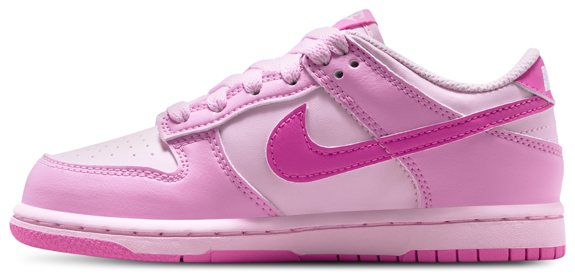 Nike Dunk Low N 童款 - Playful Pink/Pink Rise/Pink Foam - Image 2