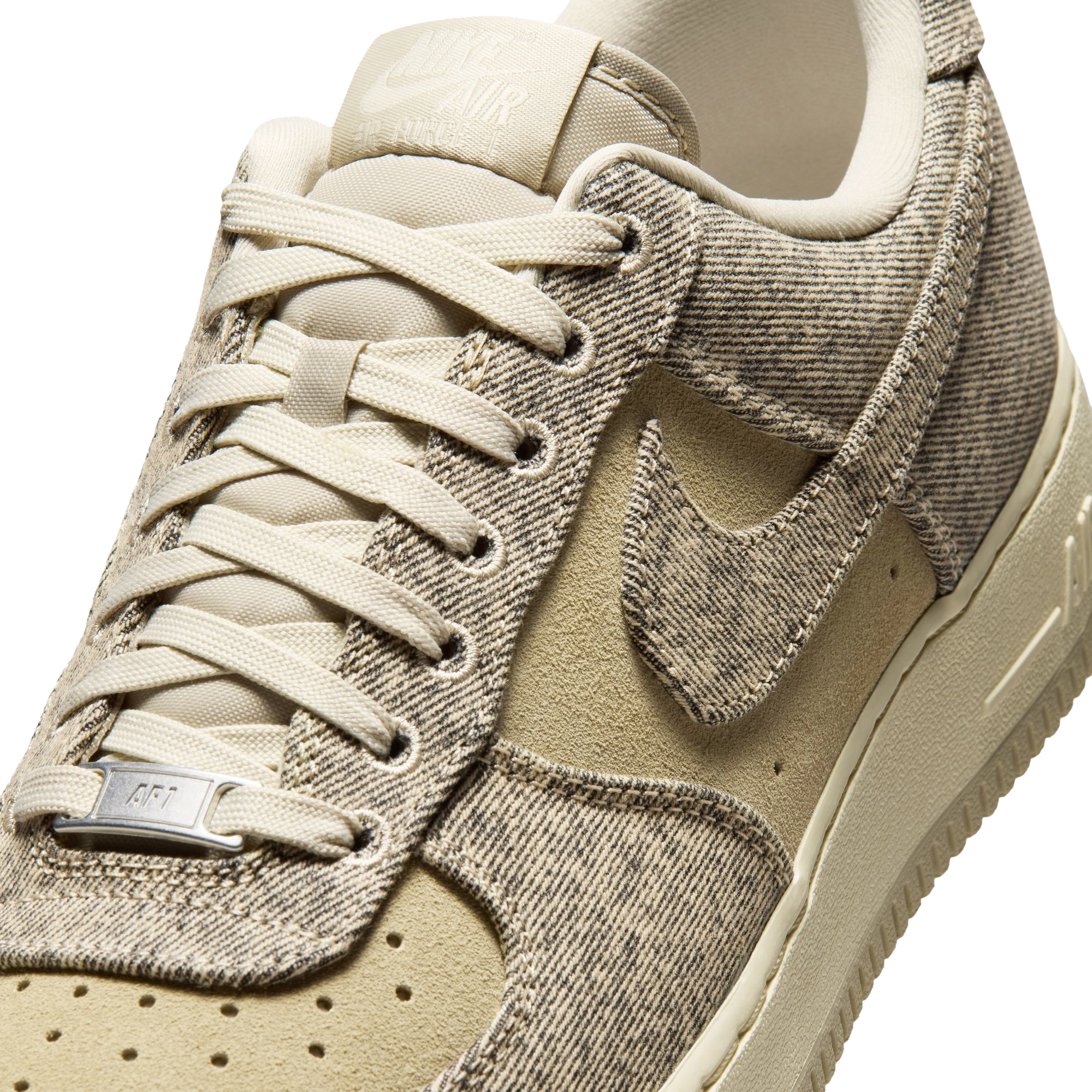 Nike Air Force 1 Low LE - Tan/Silver/Tan - Image 6