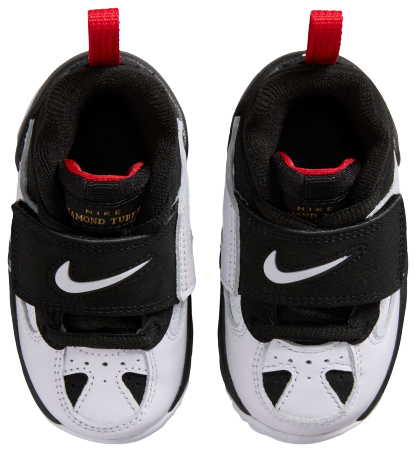 Nike Air Diamond Turf II 童款 - White/Gold/Black - Image 4