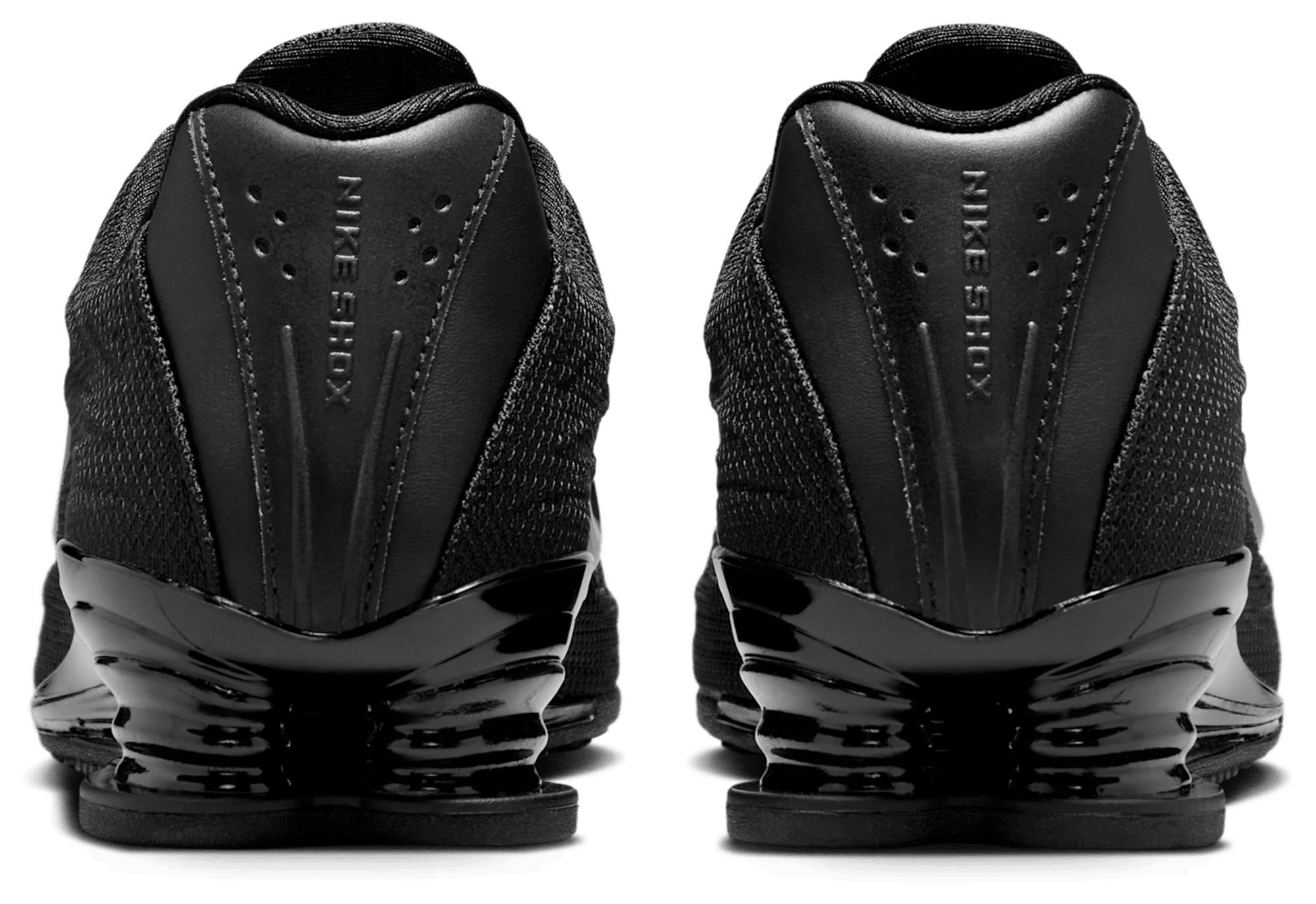 Nike Shox Z - Black/Black/Univ Red - Image 3