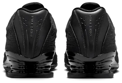 Nike Shox Z - Black/Black/Univ Red - Image 3