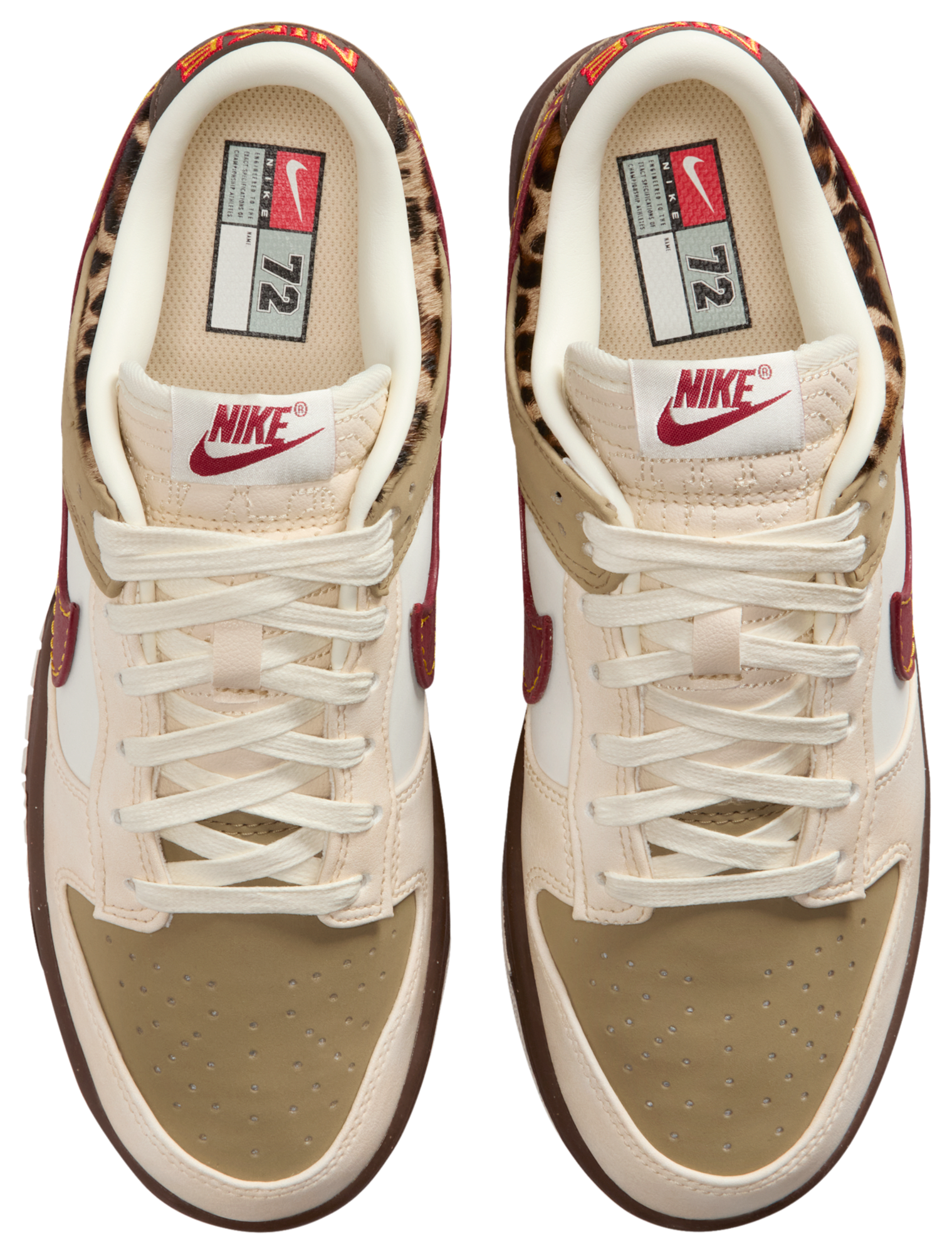 Nike Dunk Low NA29 - Baroque Brown/Khaki/Team Red - Image 4