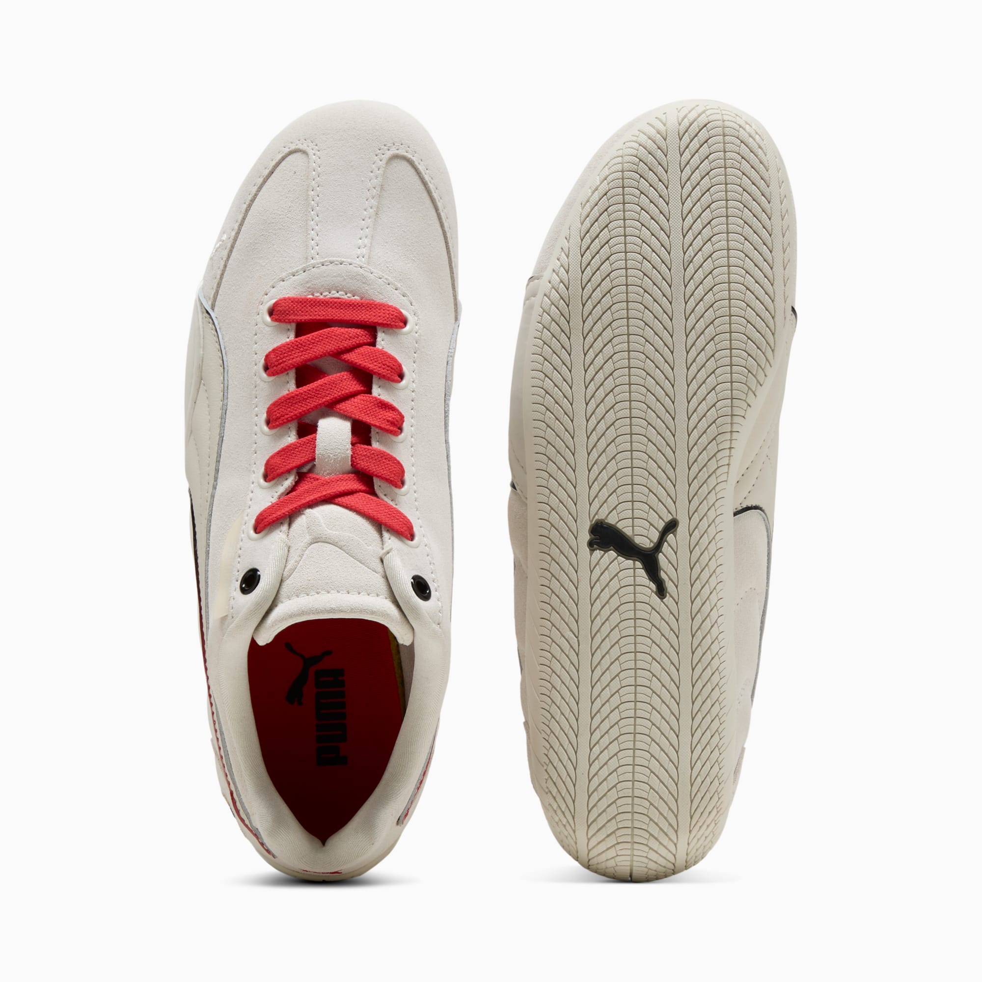 Scuderia Ferrari Speedcat Women's Sneakers - Vapor Gray-Rosso Corsa - 4