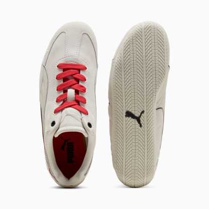 Scuderia Ferrari Speedcat Women's Sneakers - Vapor Gray-Rosso Corsa - 4