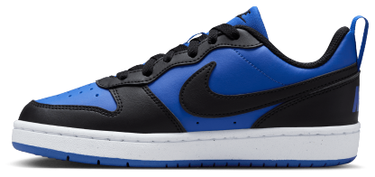 Nike Court Borough Low Recraft 童款 - White/Game Royal/Black - Image 3