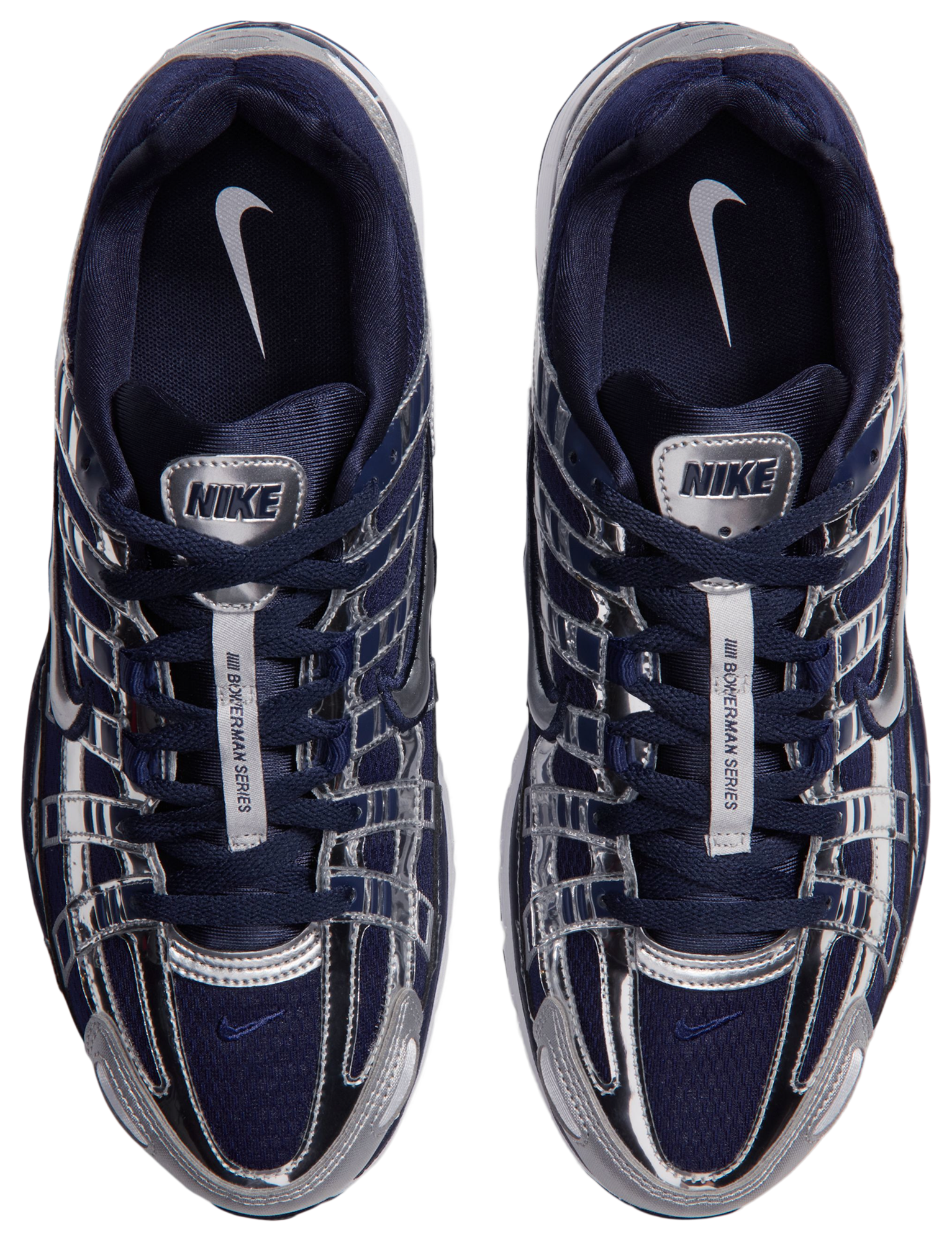 Nike P-6000 - Silver/Navy/White - Image 4
