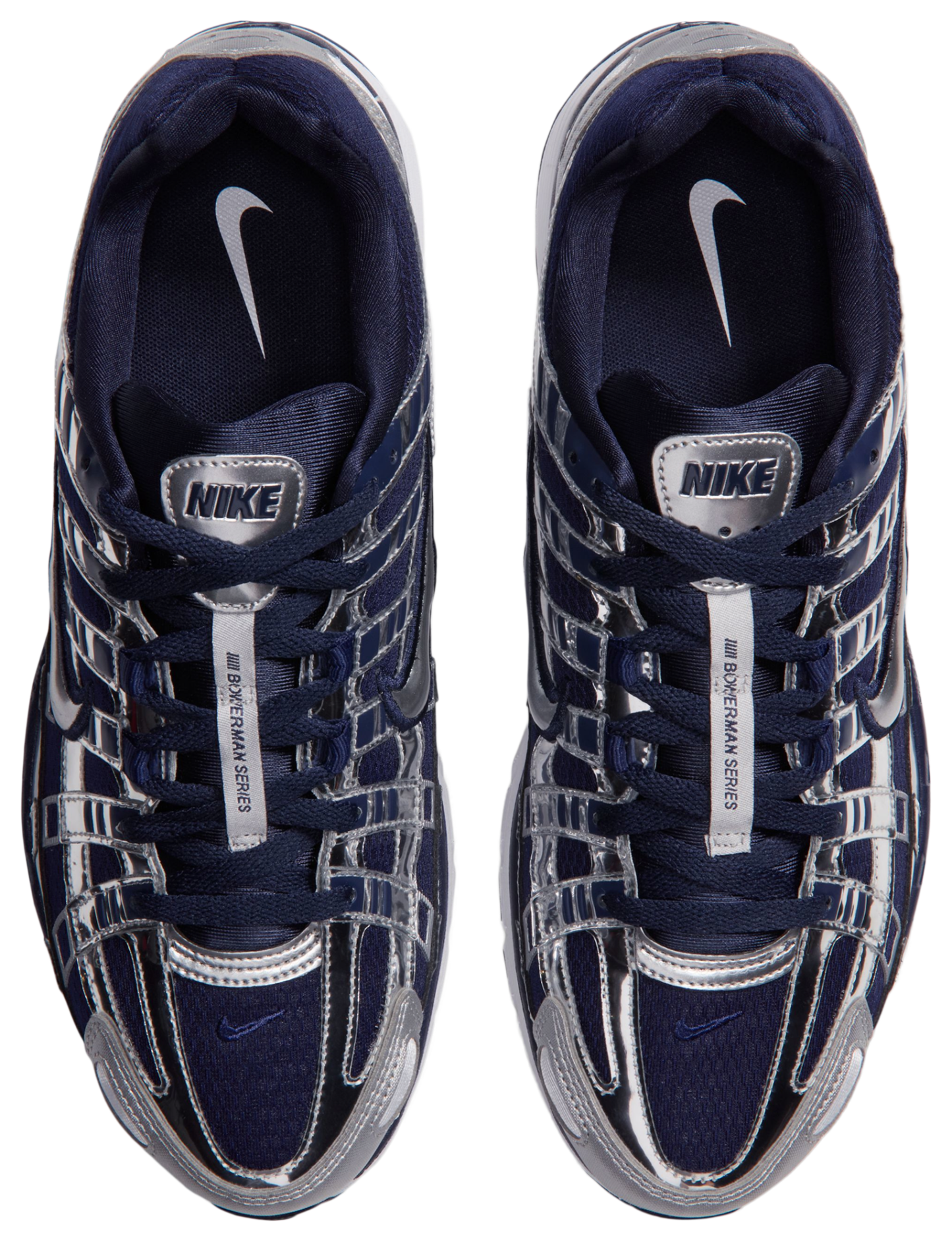 Nike P-6000 - Silver/Navy/White - Image 4